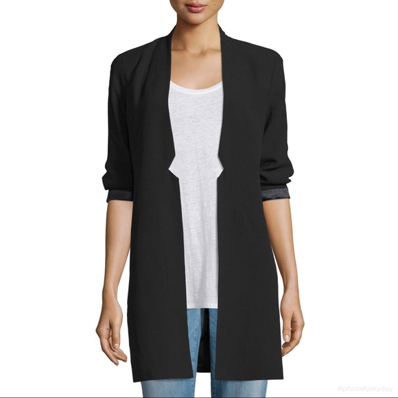 Eileen Fisher Jackets & Blazers - EILEEN FISHER Georgette Crepe Jacket